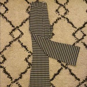 Plaid stretchy pants